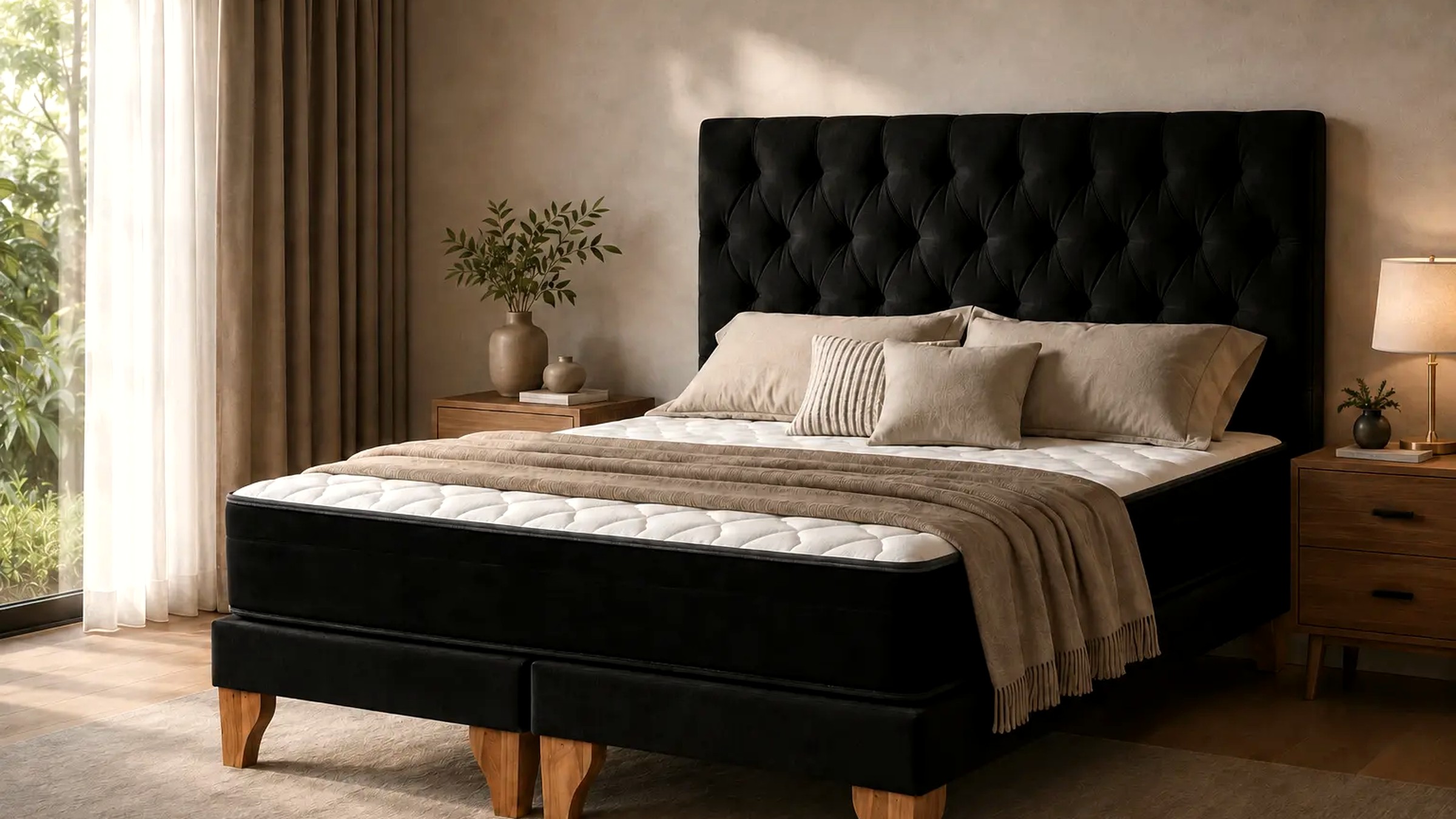 Cama Balance en Negro